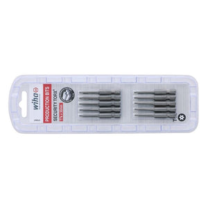 Wiha Security Torx Power Bit T7s Pack of 10 Bits