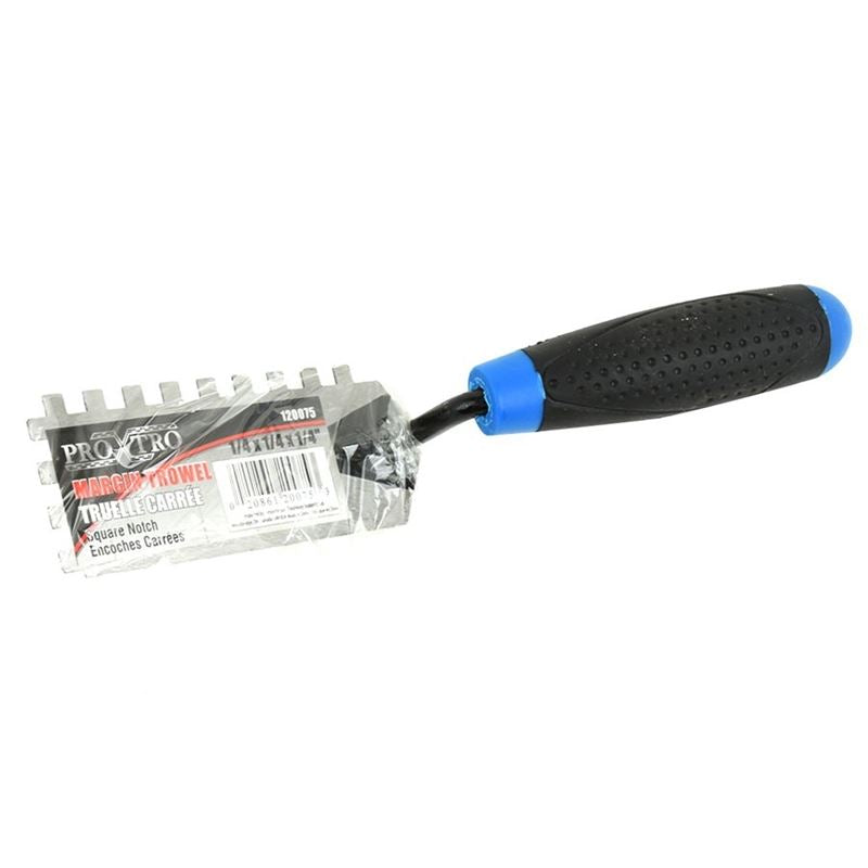 ProXTile 5 in. x 2 in. Square Notched Margin Trowel (1/4 in. x 1/4in. Sq Notch)