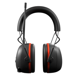ISOtunes IT-91 AIR DEFENDER AM/FM EARMUFF - BLACK/SAETY RED