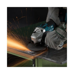 Makita DGA506RTX5 18V LXT Brushless Cordless 5in Angle Grinder w/ Slide Switch, ADT and XPT (5.0 Ah Kit)