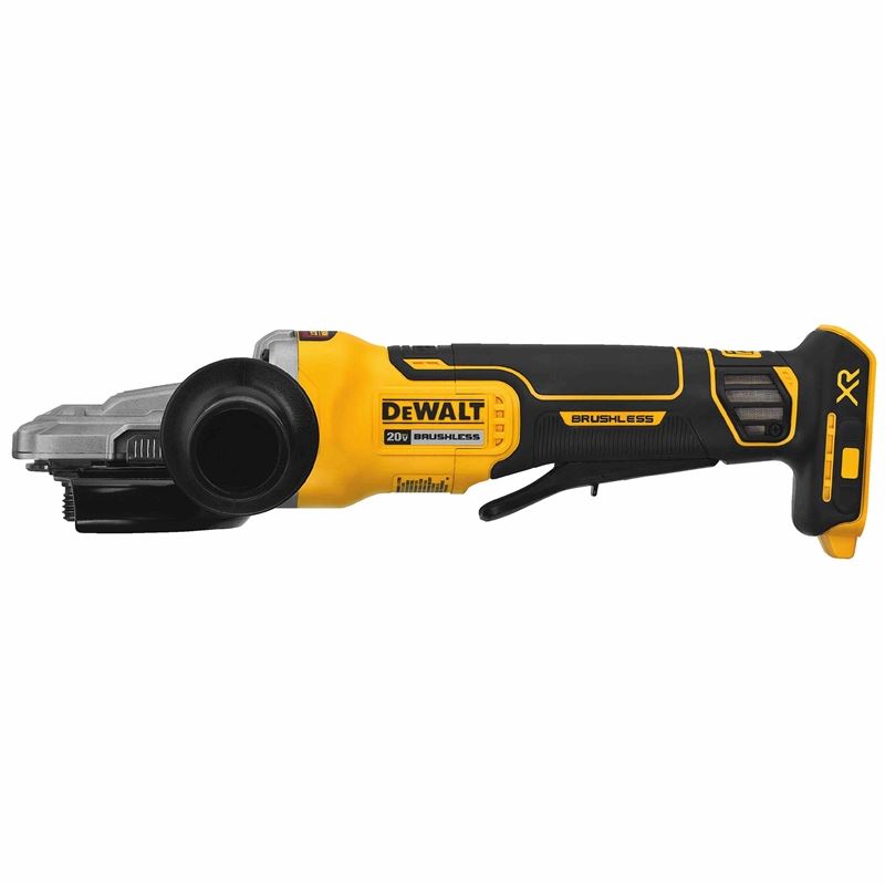 DEWALT DCG413FB 5" (125 MM) 20V MAX* XRÂ® BRUSHLESS FLATHEAD PADDLE SWITCH SMALL ANGLE GRINDER WITH KICKBACK BRAKE