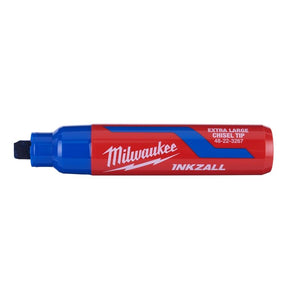 Milwaukee 48-22-3267 Blue INKZALL Extra Large Chisel Tip Jobsite Markers