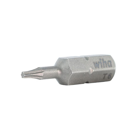 Wiha Torx Insert Bit T6 x 25mm Pack of 10 Bits