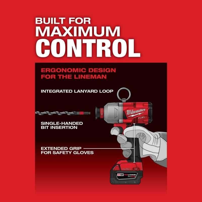 Milwaukee 2865-22 M18 FUEL 7/16in Hex Utility HTIW w/ ONE-KEY Kit
