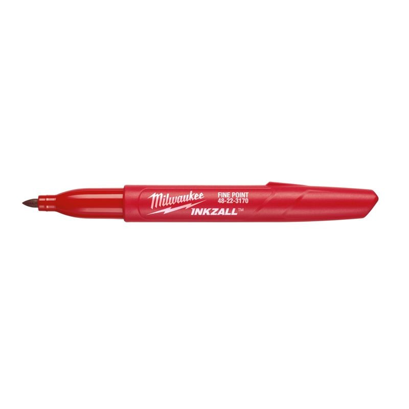Milwaukee 48-22-3170 Red INKZALL Fine Point Jobsite Marker -1 PK