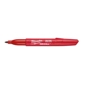 Milwaukee 48-22-3170 Red INKZALL Fine Point Jobsite Marker -1 PK