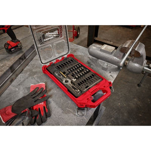 Milwaukee 49-22-5603 38PC Metric Tap and Die PACKOUT Set w/ Hex-LOK 2-in-1 Handle