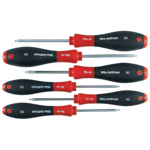 Wiha SoftFinish Torx Screwdriver 6 Piece Set T6-T25