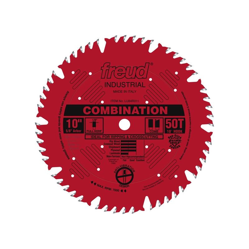Freud | LU84R011 10" 50-Tooth ATB Combination Saw Blade