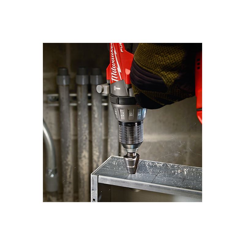 Milwaukee #12 Step Drill Bit, 7/8" - 1-3/8"