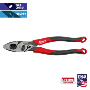 Milwaukee MT550C 9in Linemans Comfort Grip Pliers w/ Crimper and Bolt Cutter (USA)