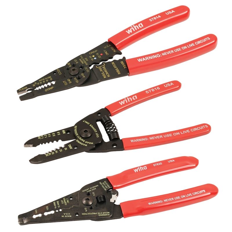 Wiha Wire Strippers 3 Pack