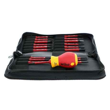 Wiha Insulated Stubby Holder SlimLine Blade 20 Piece Set