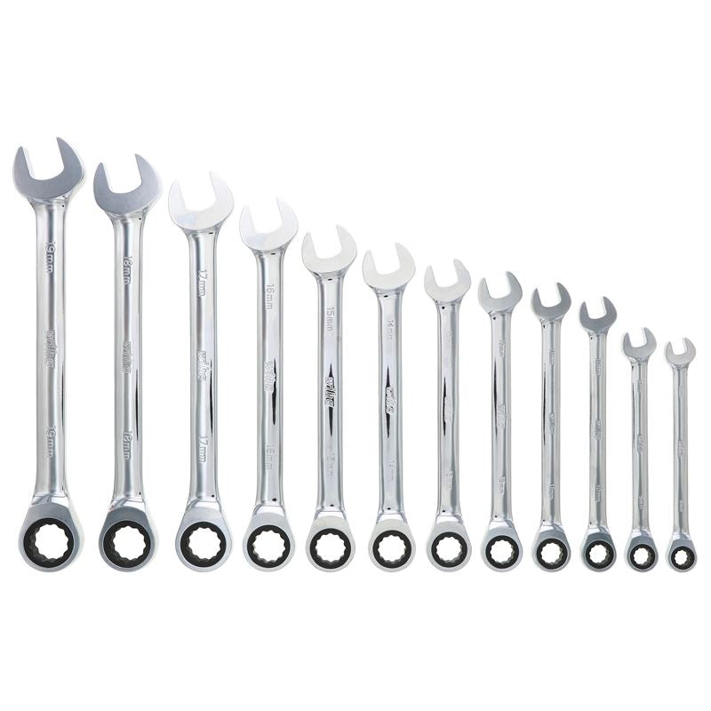 Wiha Combination Metric Ratchet Wrenches 12 Piece Set