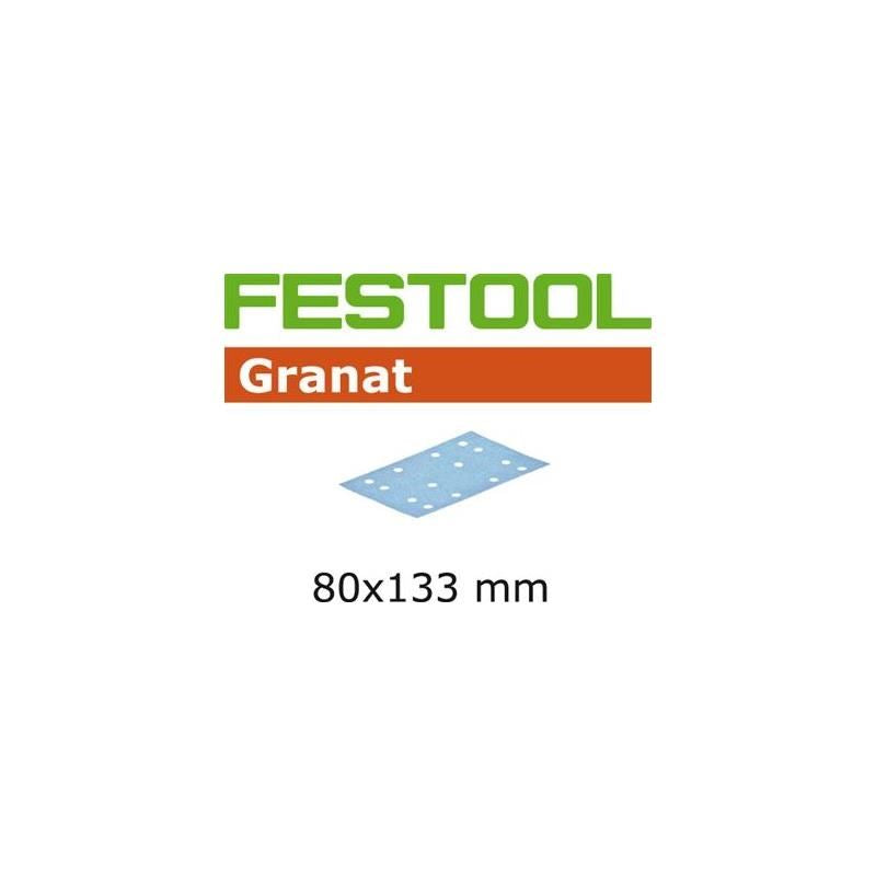Festool | 497123 P220 Grit, Granat Abrasives, Pack of 100