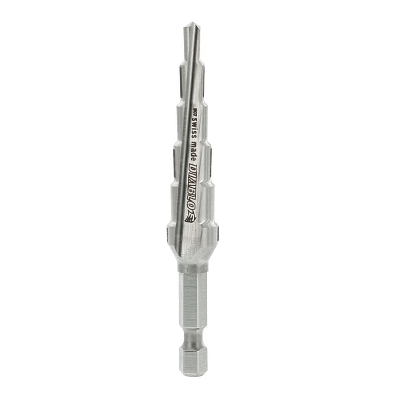 Diablo 1/4 in. â€‘ 1/2 in. 6 Step Impact Step Drill Bit