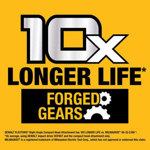 DEWALT DWAMRA38FT FLEXTORQ 3/8in Square Drive Modular Right Angle Attachment