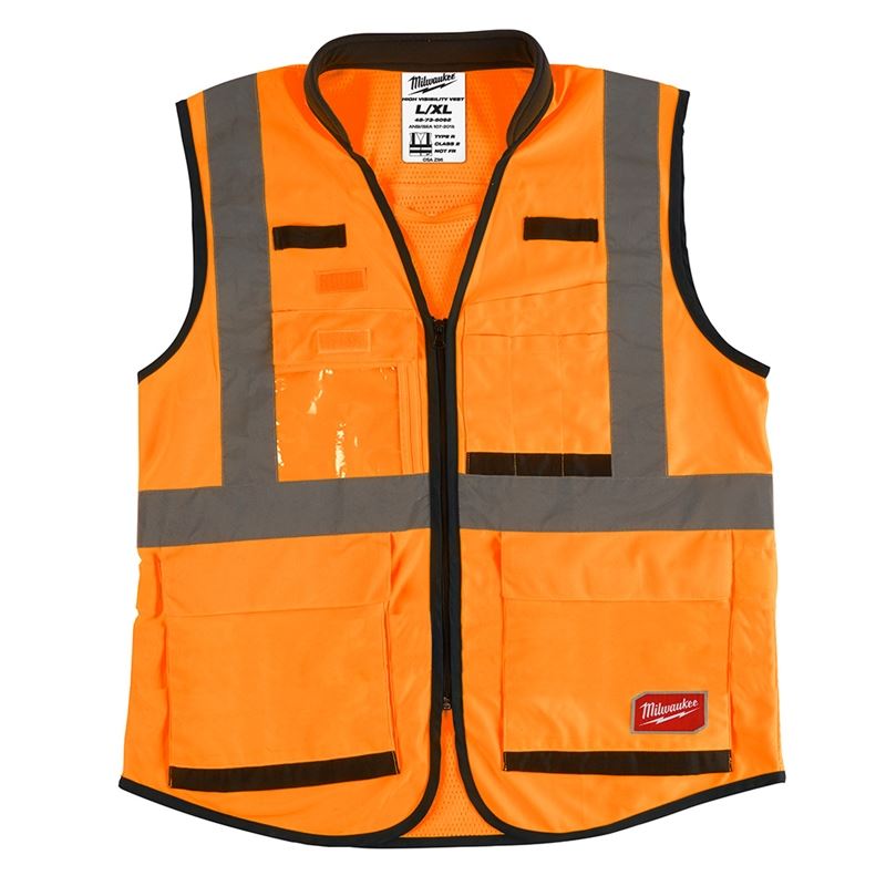 48-73-5093 High Visibility Orange Performance Safety Vest - XXL/XXXL (CSA)