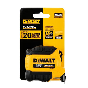 DEWALT DWHT38116S 16ft Tape Measure - Atomic Compact Series