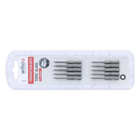 Wiha Torx Align Power Bit T7 x 50mm Pack of 10 Bits