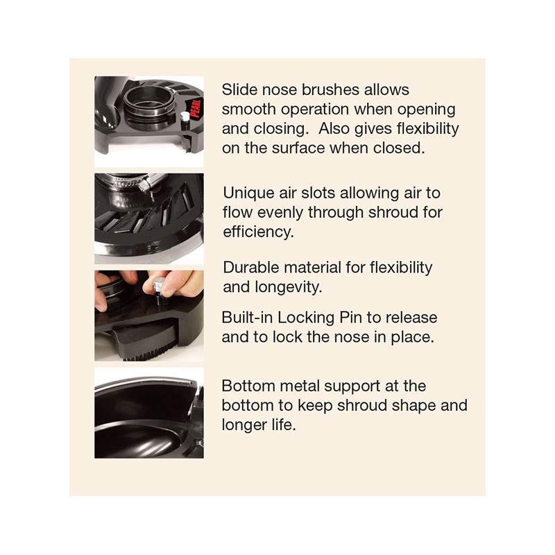 Pearl VAC70EPS 7in Vacu-Guardâ„¢ Dust Shroud EPS
