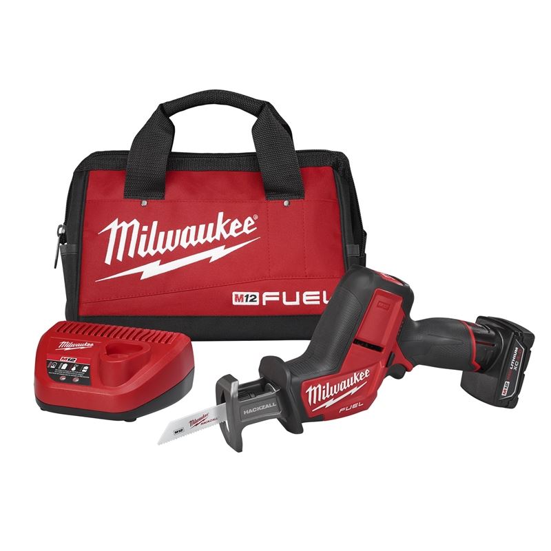 2520-21XC M12 FUEL 12 Volt Lithium-Ion Brushless Cordless HACKZALL Reciprocating Saw Kit