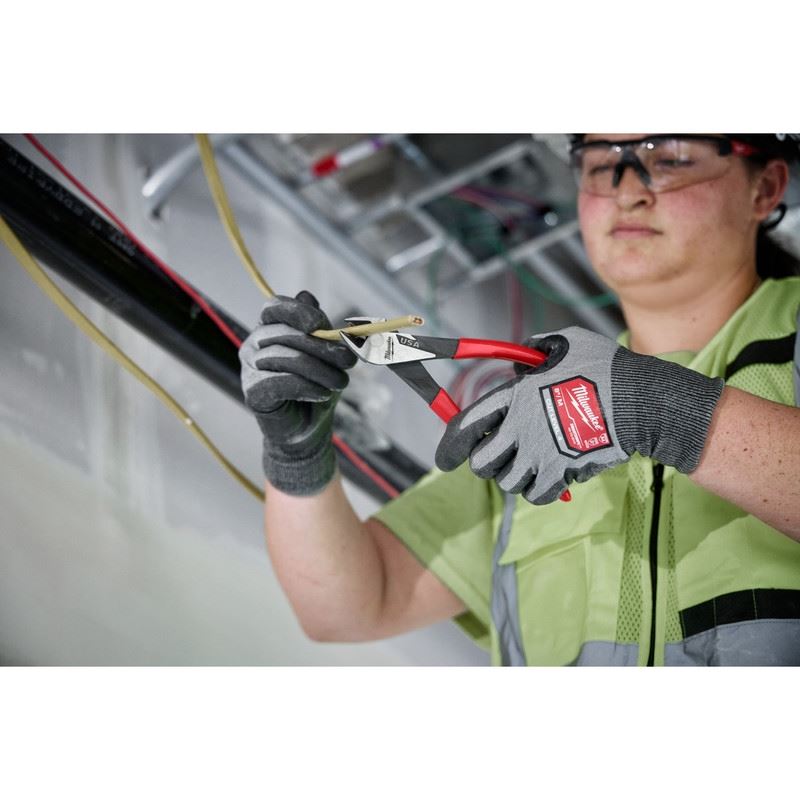 Milwaukee MT508 8in Diagonal Dipped Grip Cutting Pliers (USA)