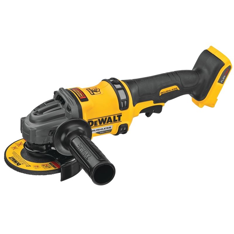 DEWALT DCG418B FLEXVOLT 60V MAX* Brushless 4-1/2 in. - 6 in. Cordless Grinder with Kickback Brake (Tool Only)