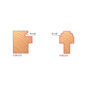 Freud | 99-270 1-17/32 (Dia.) Divided Lite Cabinet Door Bit Set