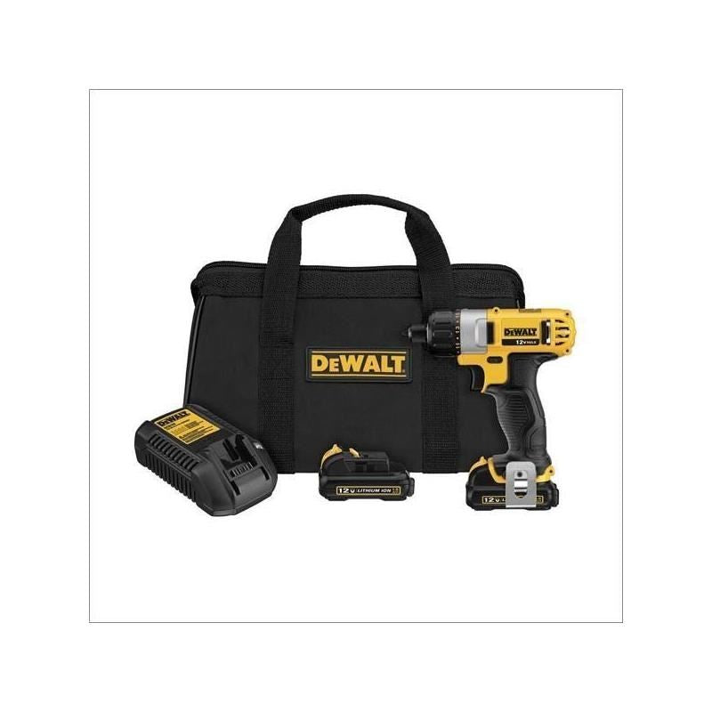 DEWALT | DCF610S2 12V MAX* 1/4" Screwdriver Kit