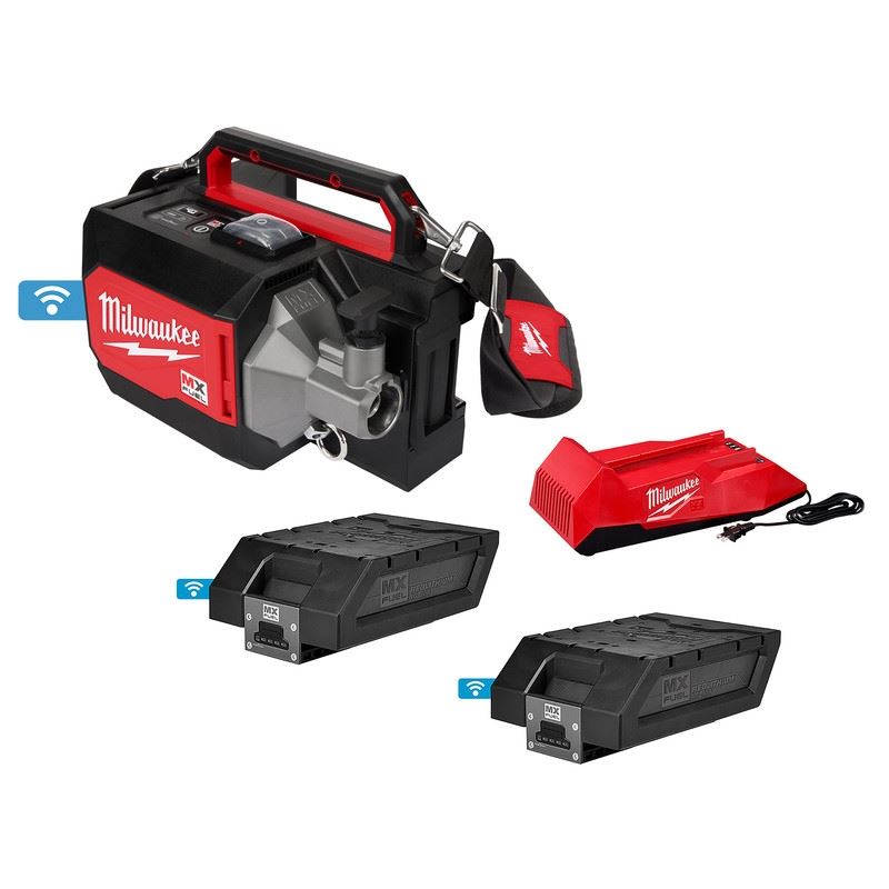 Milwaukee MXF370-2XC Concrete Vibrator Kit