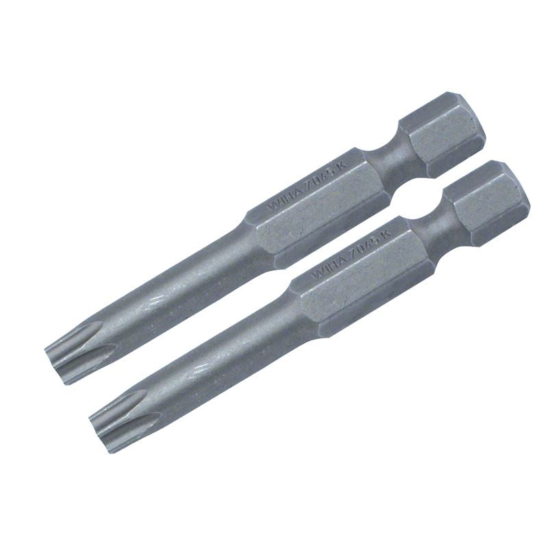 Wiha Torx Align Power Bit T20 x 50mm Pack of 2 Bits
