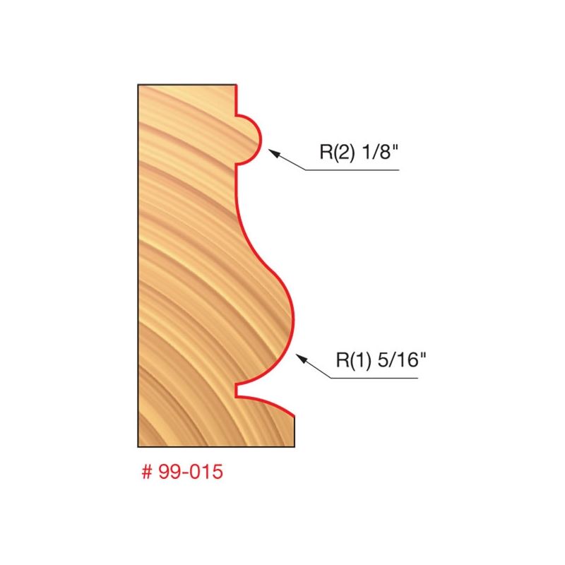 Freud | 99-015 1-1/16 (Dia.) Face Molding Bit