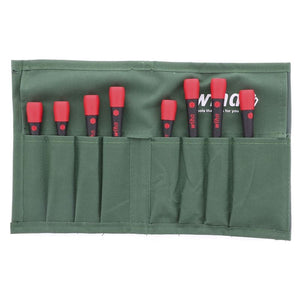 Wiha PicoFinish Precision Slotted/Phillips Screwdrivers 8 Piece Set in Canvas Pouch