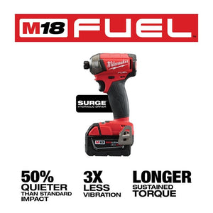 Milwaukee 2999-22CXC M18 FUEL 2 Tool Hammer Drill/Surge Kit