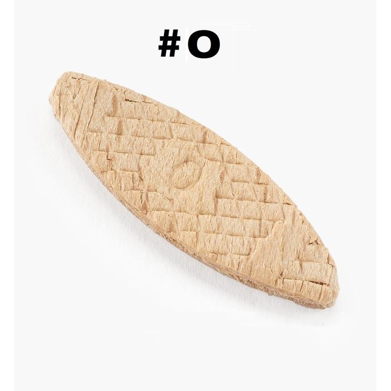 JJS Compressed Hardwood Biscuits for Wood Joining #0