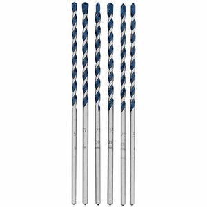 Bosch | HCBG600T 6 pc. BlueGranite Turbo Carbide Hammer Drill Bits Set