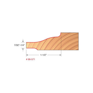 Freud | 34-110 1/4 Radius Rounding Over Bit