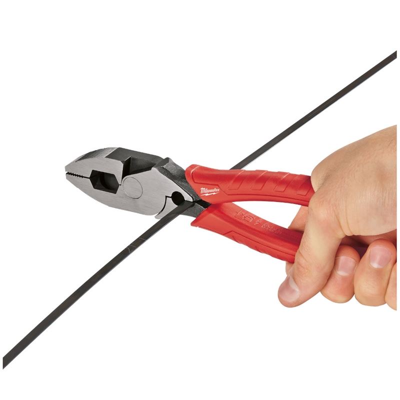 48-22-6100 9 in. High Leverage Lineman ft.s Pliers with Crimper