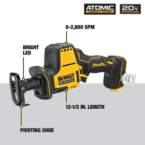 DEWALT DCK489D2 ATOMIC 20V MAX Brushless Cordless 4-Tool Combo Kit