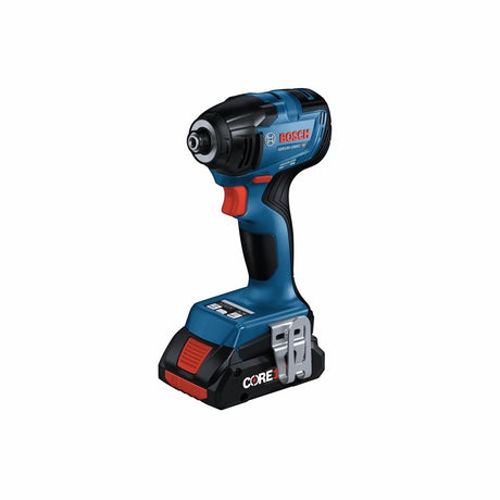 Bosch GDR18V-1860CB25 18V Connected-Ready 1/4 In. Hex Impact Driver Kit with (2) CORE18V 4.0 Ah Compact Batteries and (1) Connectivity Module