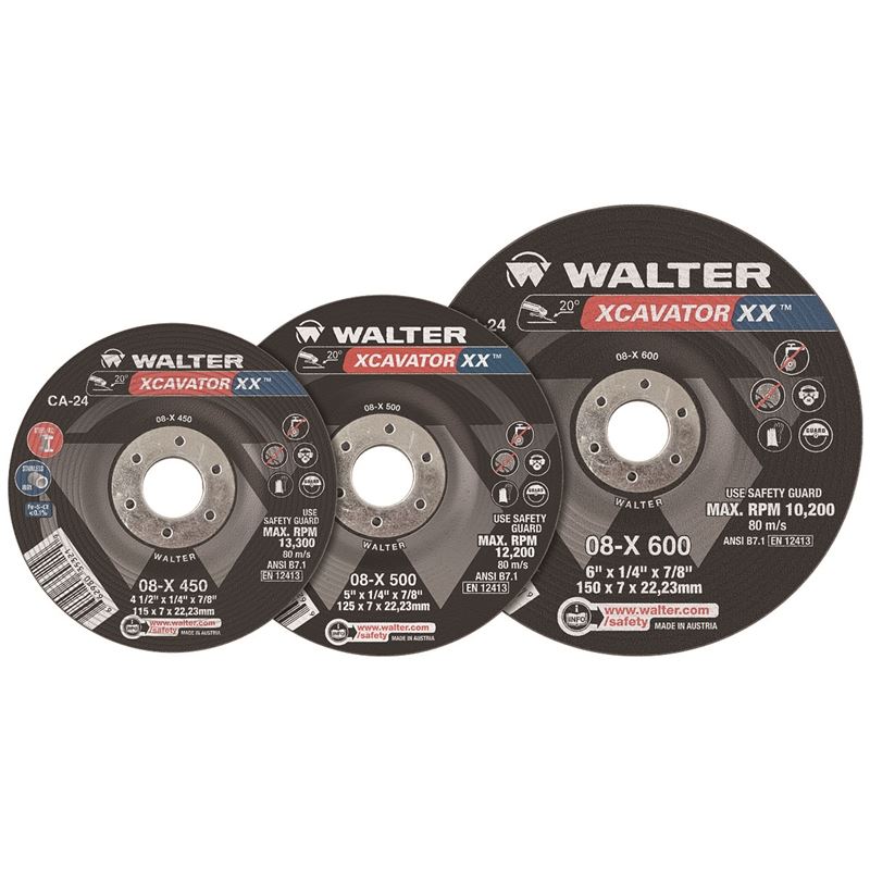 WALTER 08X500 5in X 1/4in X 7/8in XCAVATOR XX