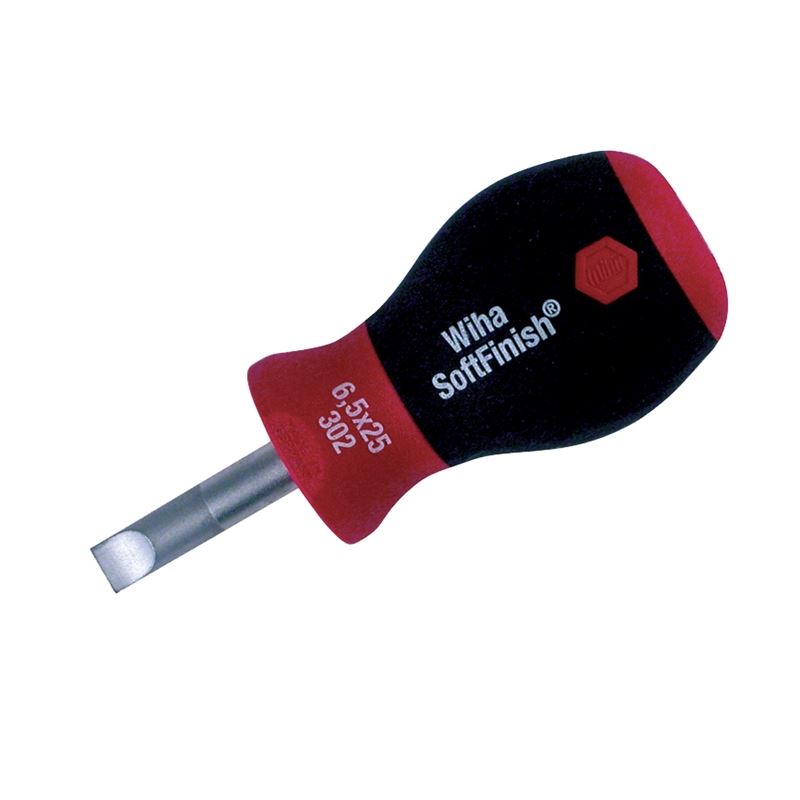 Wiha SoftFinish Stubby Slotted 5.5 x 25mm