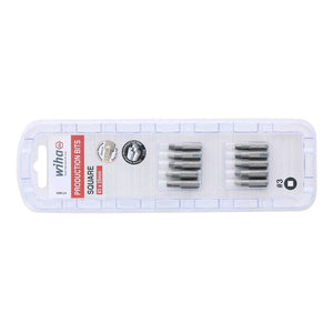 Wiha Square Insert Bit #3 x 25mm Pack of 10 Bits