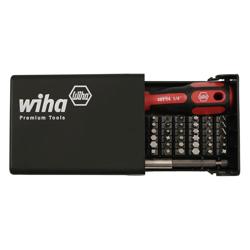 Wiha Bits Collector Torx/Slotted/Phillips/Square/Hex 38 Piece Set