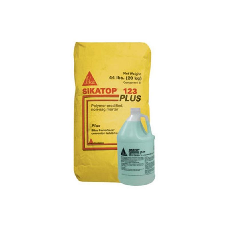 SIkaTop 123 Plus POLYMER-MODIFIED, NON-SAG, CEMENTITIOUS MORTAR