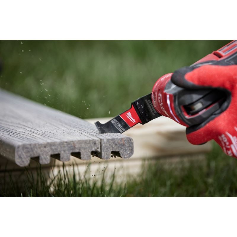 Milwaukee 49-25-1573 NITRUS CARBIDE Extreme Materials Universal Fit OPEN-LOK Multi-Tool Blade - 3pk