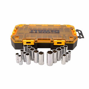 DEWALT DWMT73812 20 Piece 3/8 in Drive Deep Combination Socket Set