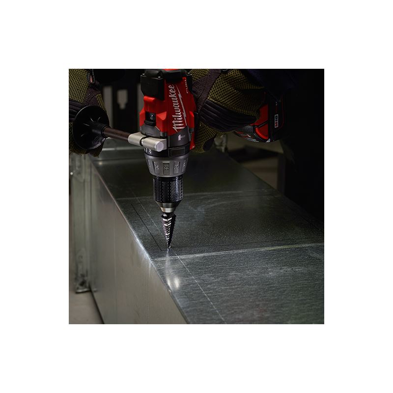 Milwaukee #12 Step Drill Bit, 7/8" - 1-3/8"