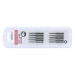 Wiha Torx Align Power Bit T6 x 50mm Pack of 10 Bits